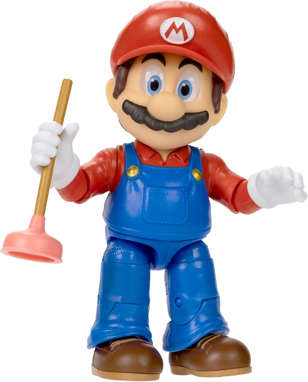 The Super Mario Bros. Movie - 5" Mario Action Figure with Plunger Accessory 1