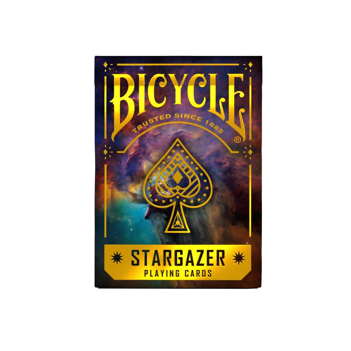 Bicycle Stargazer 204 Playing Cards - Poker Size, Purple and Gold