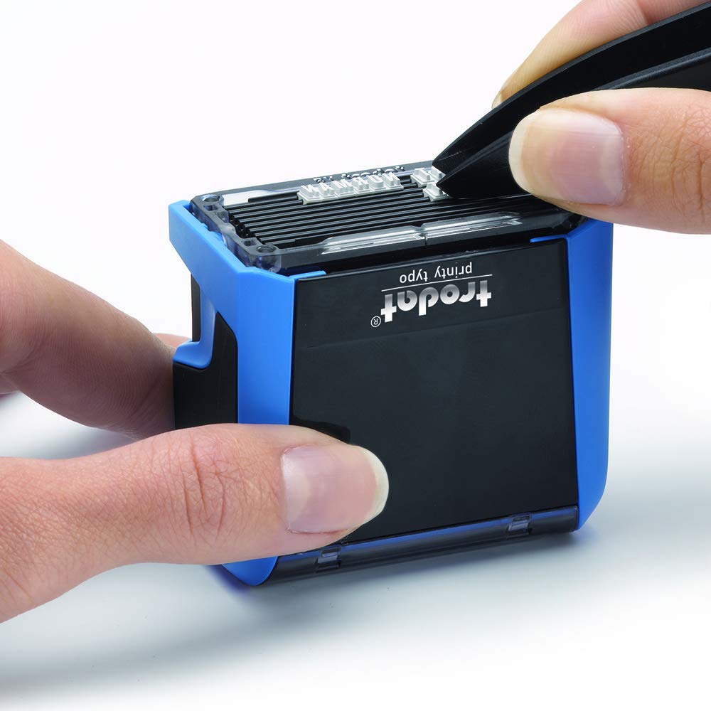 Trodat Printy 4913 Custom Stamp - DIY Self Inking Stamp | Black Ink | Max Impression 57 x 21mm 3