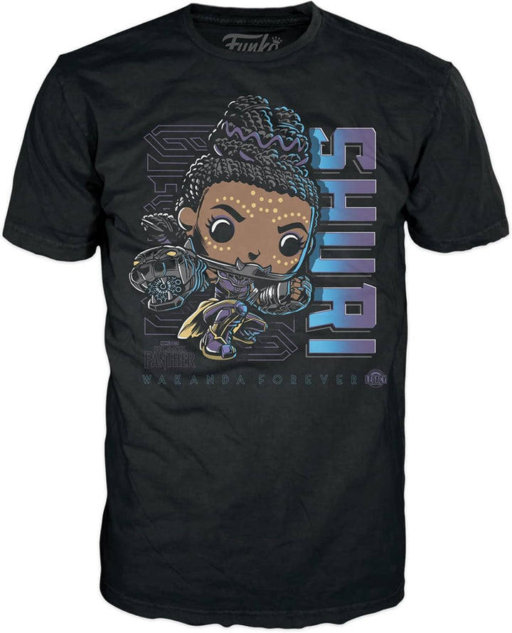 Funko Pop! Marvel Black Panther - Shuri Vinyl Figure & T-Shirt Bundle (64877)