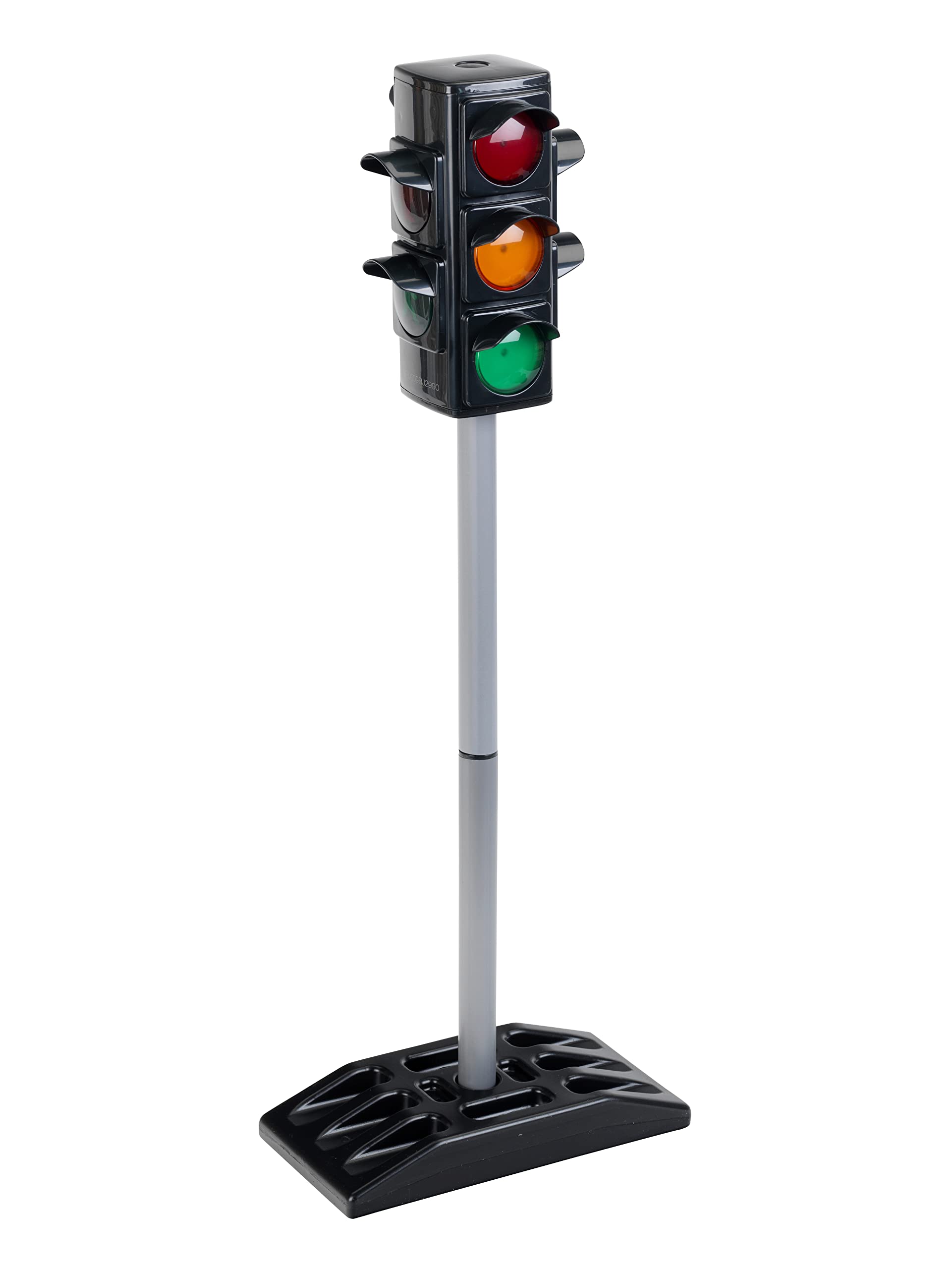 Theo Klein 2990 Traffic Lights - Battery-Powered w/ Manual/Auto Cycle | 72.5 cm High | Ages 3+