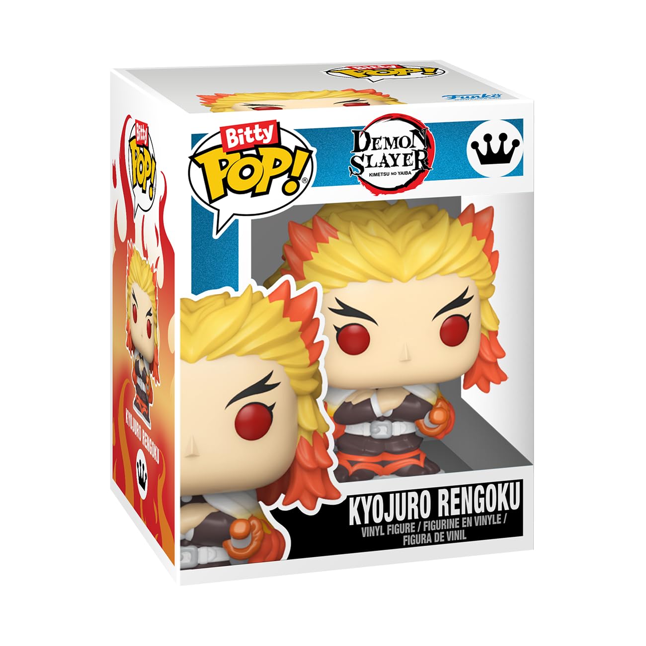 Funko Bitty POP! 4 Pack: Demon Slayer - Inosuke Hashibira, Kyojuro Rengoku, 6