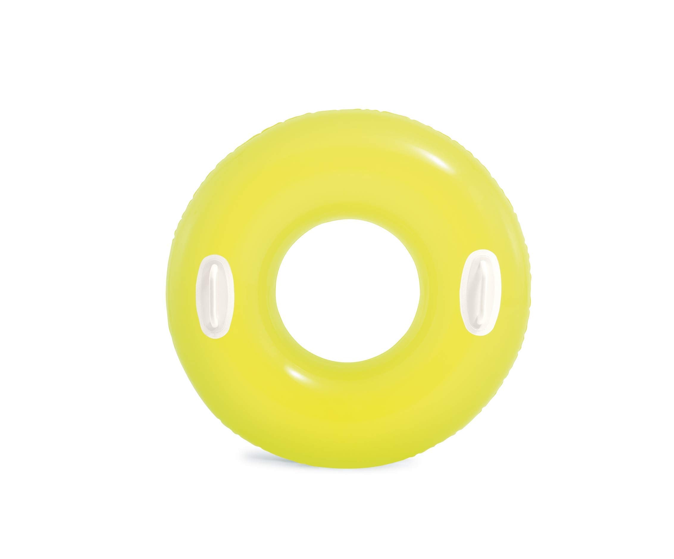 Intex Hi-Gloss Swim Ring - 76cm Diameter | Heavy Duty Vinyl | Includes Handles 3