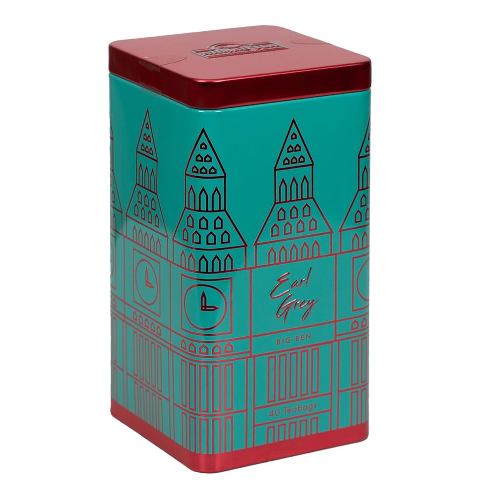 Ahmad Tea Contemporary London Caddy - Earl Grey Black Tea with Bergamot (40 Bags) 2