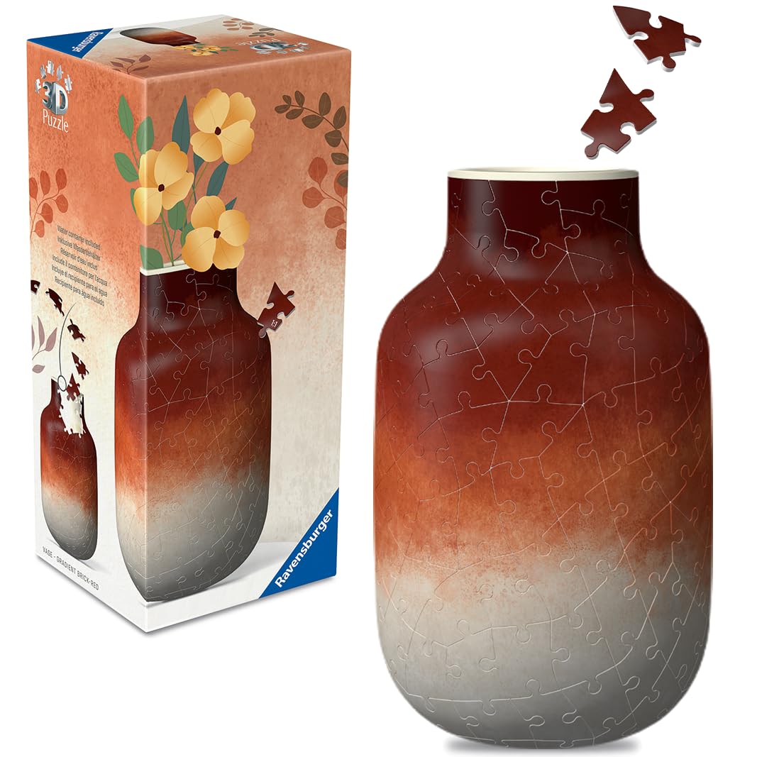 Ravensburger 162-Piece 3D Puzzle Vase - Decorative & Functional | Plastic | Ages 10+ 1