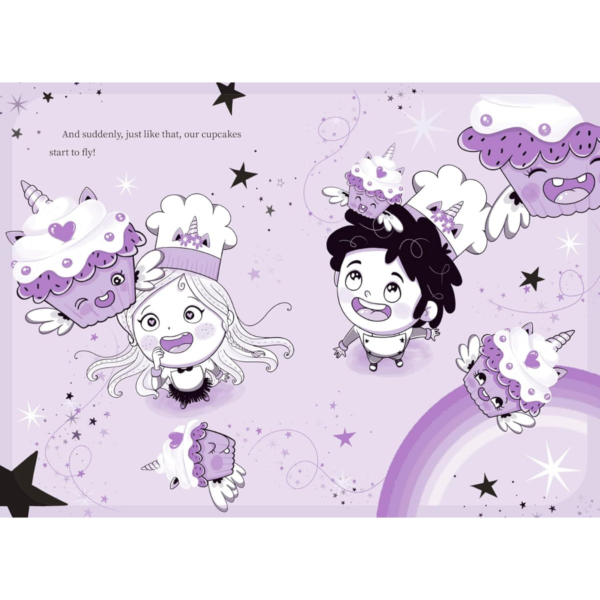 Unicornia: The Cupcake Contest by Ana Punset | Illustrated Children's Cookery Paperback 3