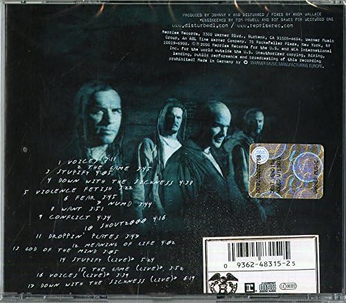 Disturbed - The Sickness Audio CD 2