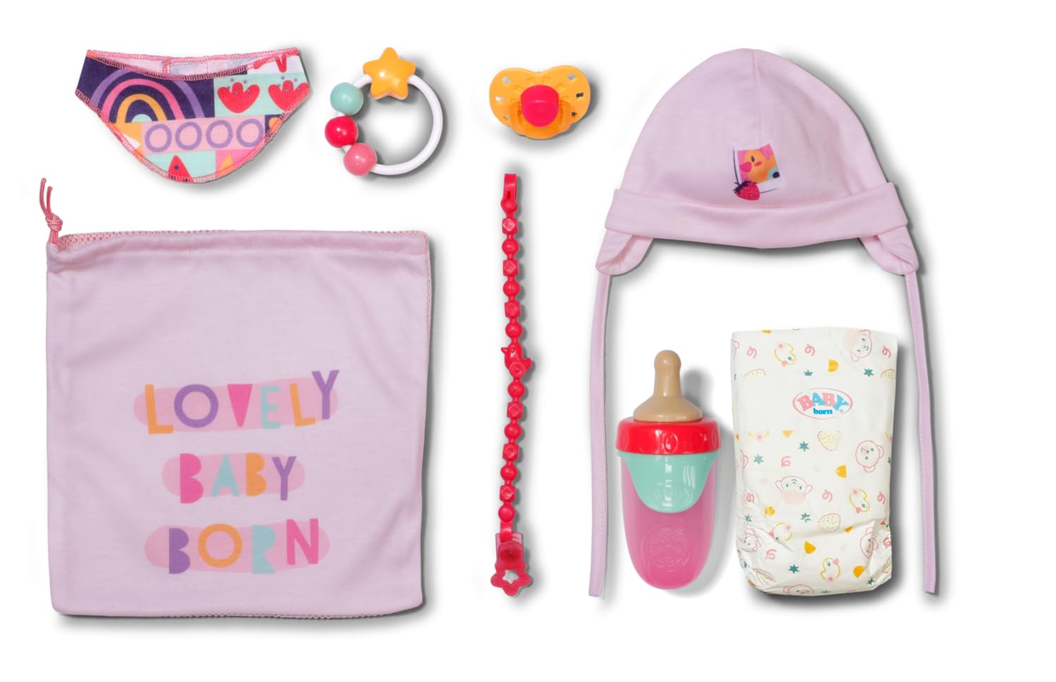 BABY born Newborn Set with Accessories for 43 cm Dolls | Magic Dummy Function | Polyester 4