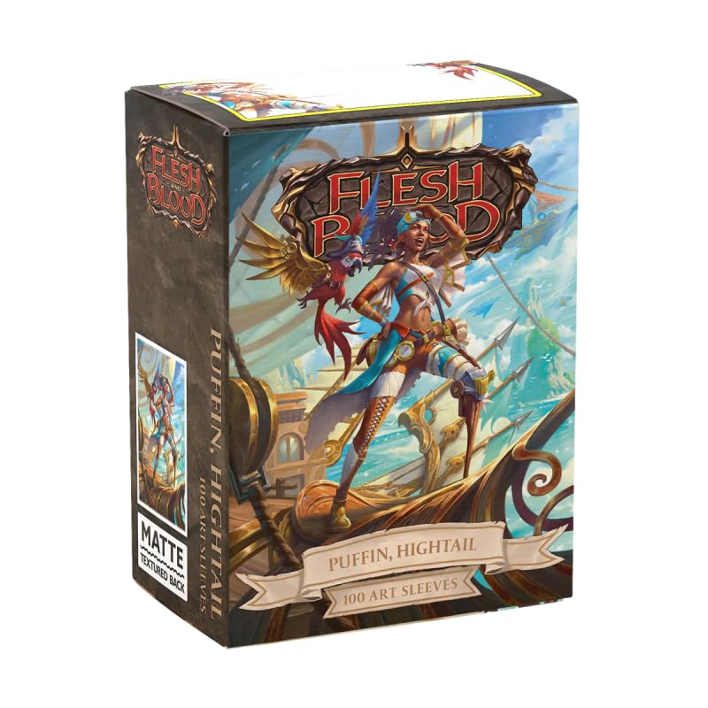 Dragon Shield AT-16149 Standard Matte Art Storm Puffin - 100 Premium Card Sleeves for Trading Cards