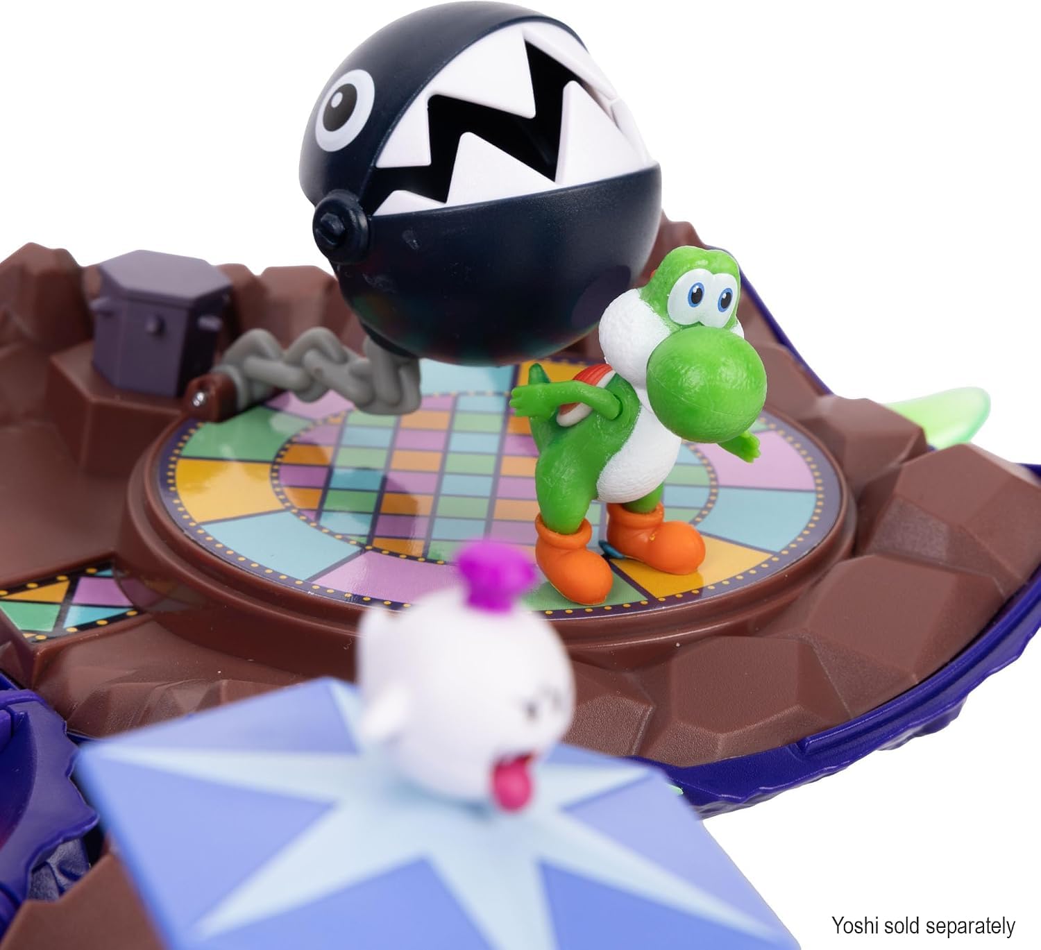 THE SUPER MARIO BROS. MOVIE Wonder Bowser Jr. Planet Playset with 1.5" Mini Figure and Clown Car | Ages 3+ | Plastic 9