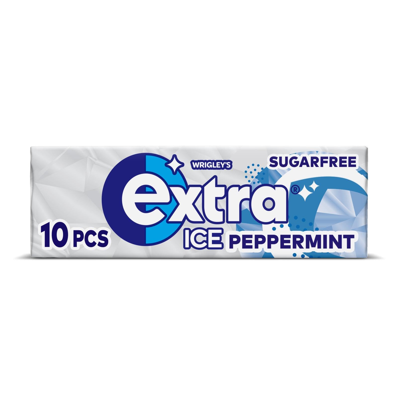 Extra Ice Peppermint Chewing Gum - Sugar Free with Microgranules | 30 Packs of 10 (300 Pieces) 2