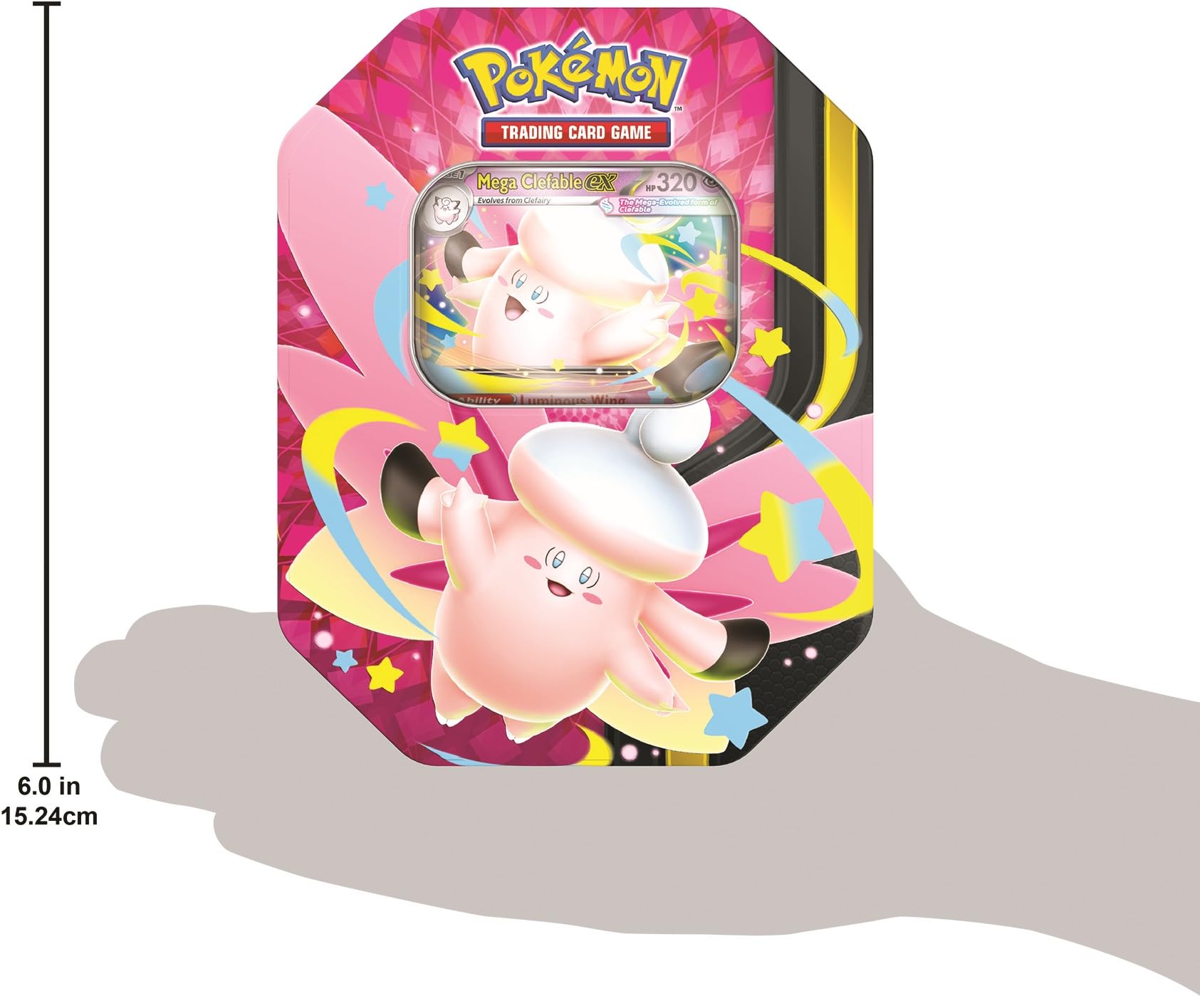 Pokémon TCG: Mega Moon Light Tin - Includes 1 Random Mega Tin, Foil Promo Card, 4 Booster Packs & Live Code Card 4