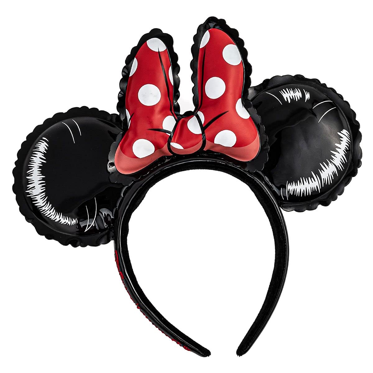 Loungefly Disney Minnie Mouse Balloon Ears Headband - Faux Leather | Red