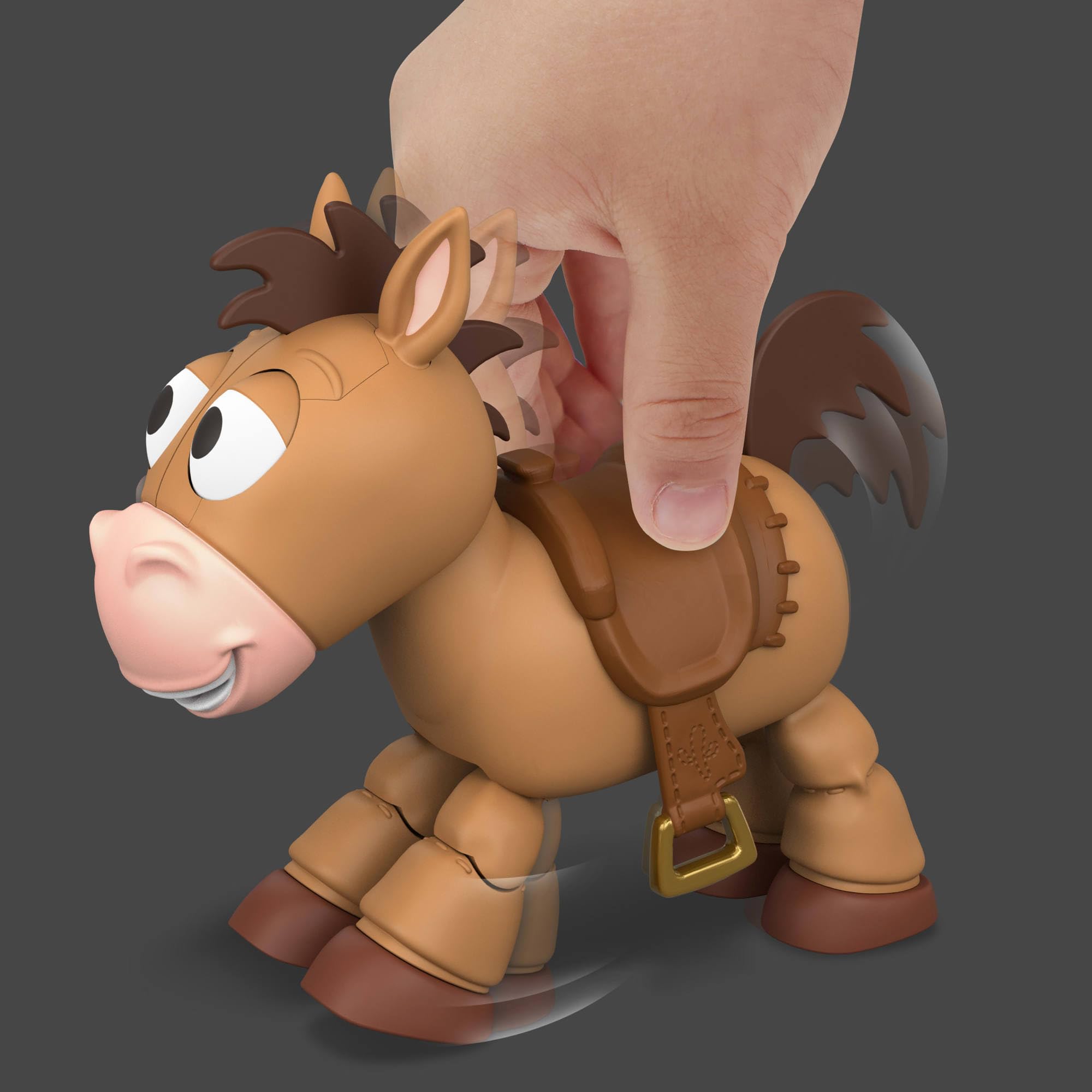 Mattel Disney and Pixar Toy Story 5 Posing Horse Figure with Sounds, Lil P | 7.5-inch Tall 3