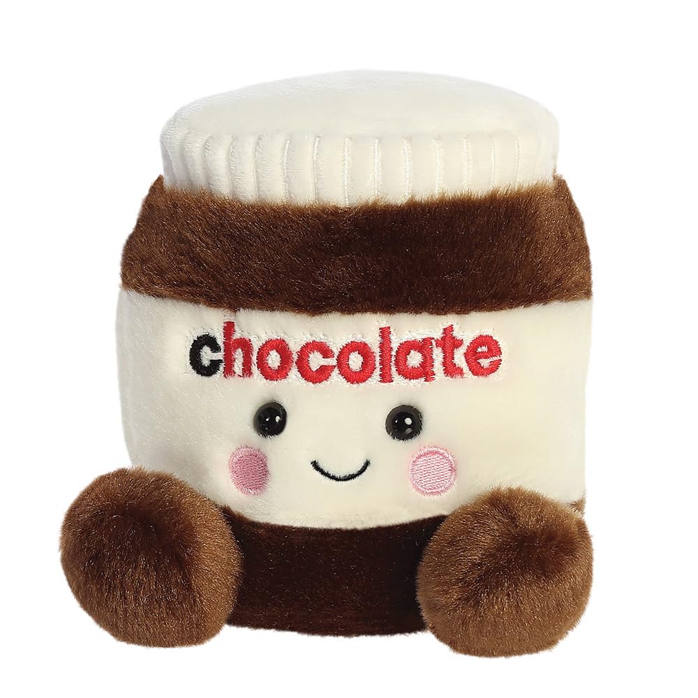 AURORA Palm Pals Silky Chocolate Spread Soft Toy | 13cm | Suitable from Birth 2
