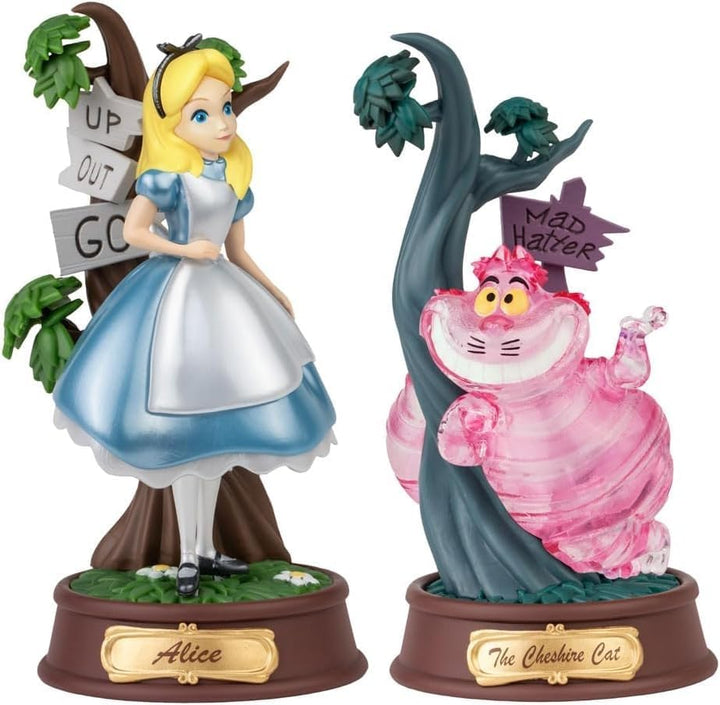 BEAST KINGDOM MINI D STAGE - DISNEY ALICE IN WONDERLAND ALICE AND CHESHIRE CAT C