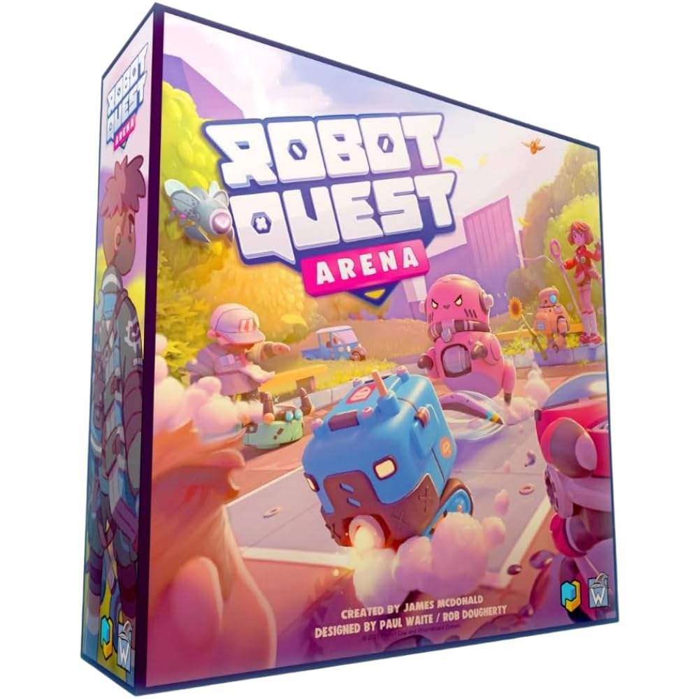 Robot Quest Arena - Deckbuilding Strategy Board Game | Ages 12+ | 2-4 Players | 30 Minutes 1