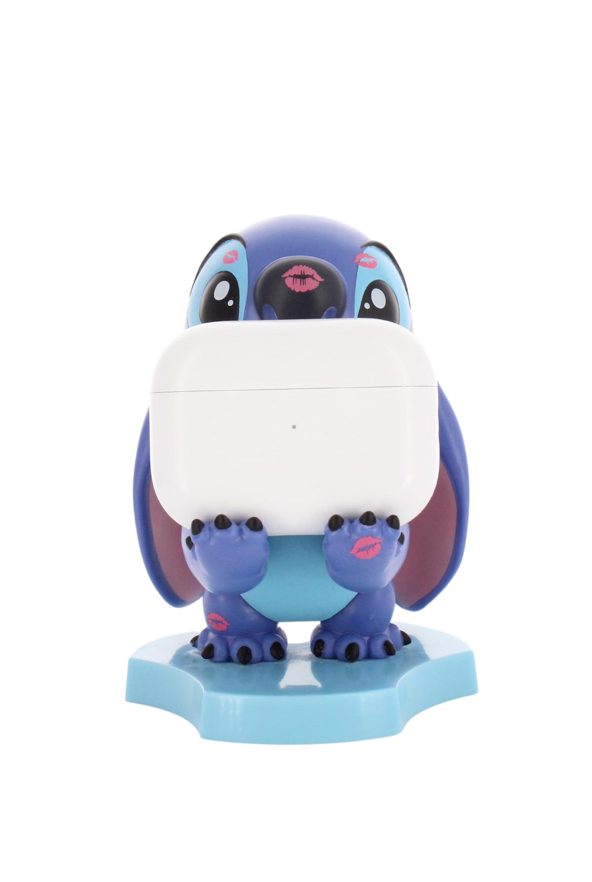 Cableguys Loved Up Stitch Phone Stand & Earbuds Holder - iPhone and Samsung Compatible