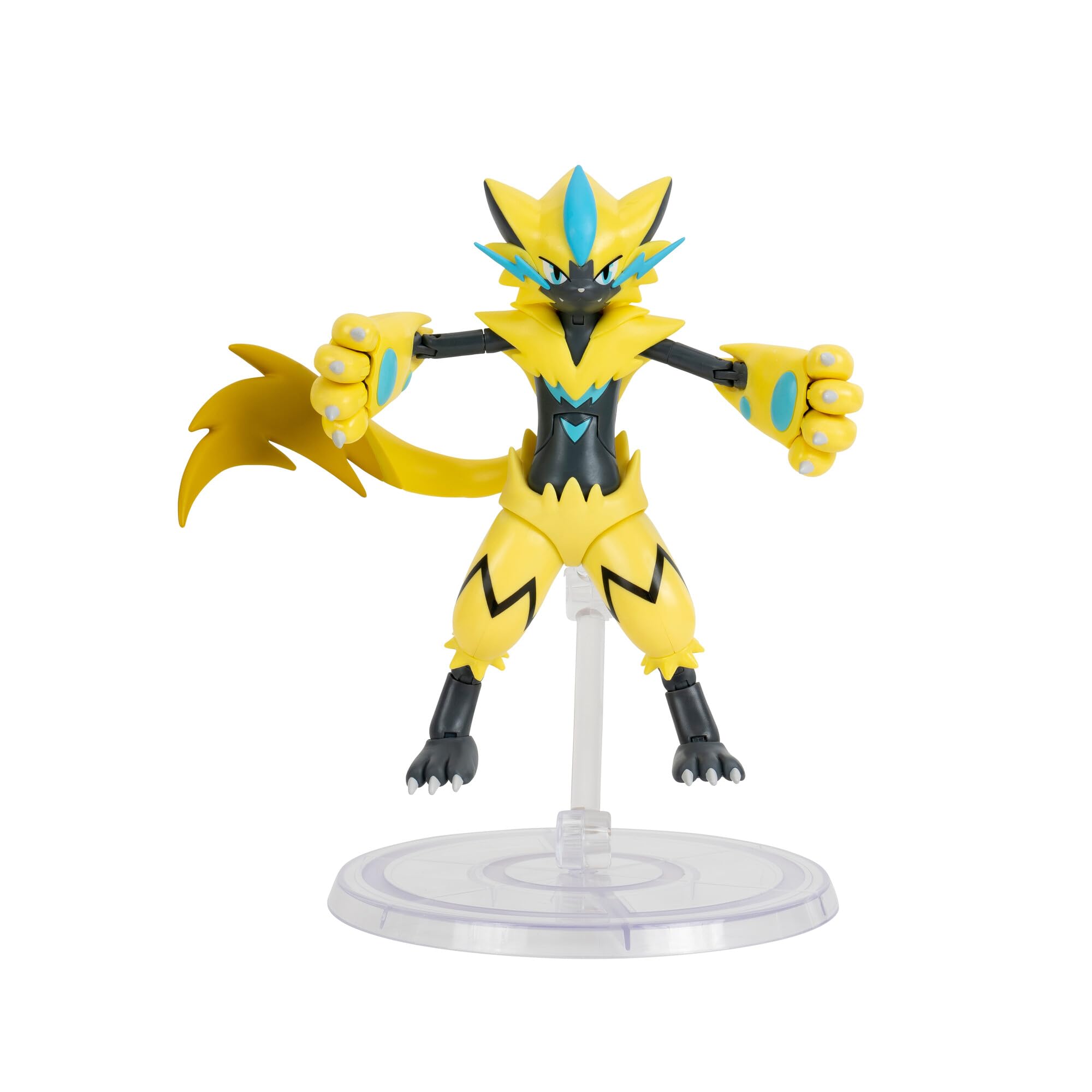 Pokémon Select Zeraora - 6-Inch Super-Articulated Action Figure with Posing Stand 12