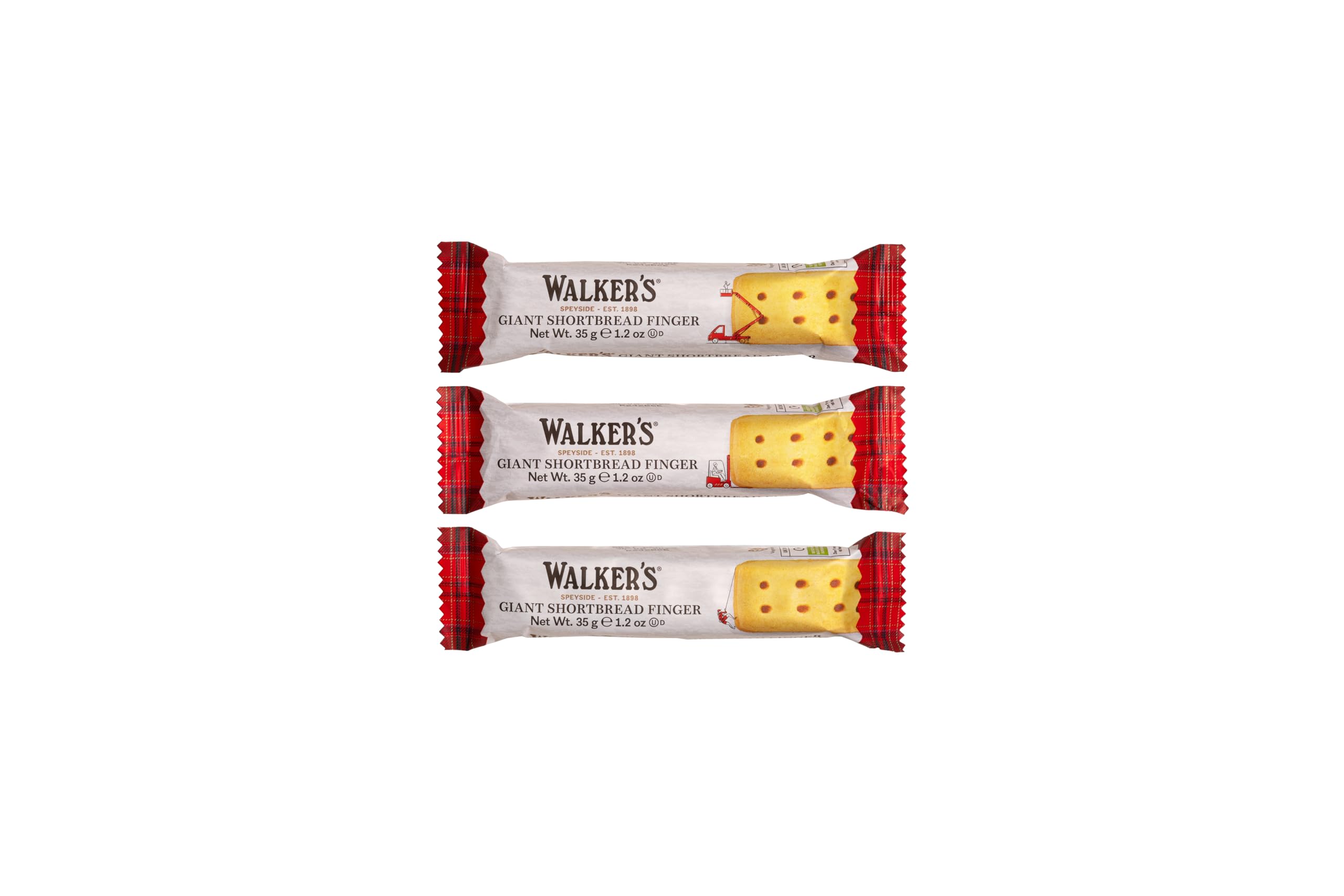 Walker's Shortbread Giant Shortbread Finger (40 x 35g) - Traditional Pure Butter Scottish Recipe 2