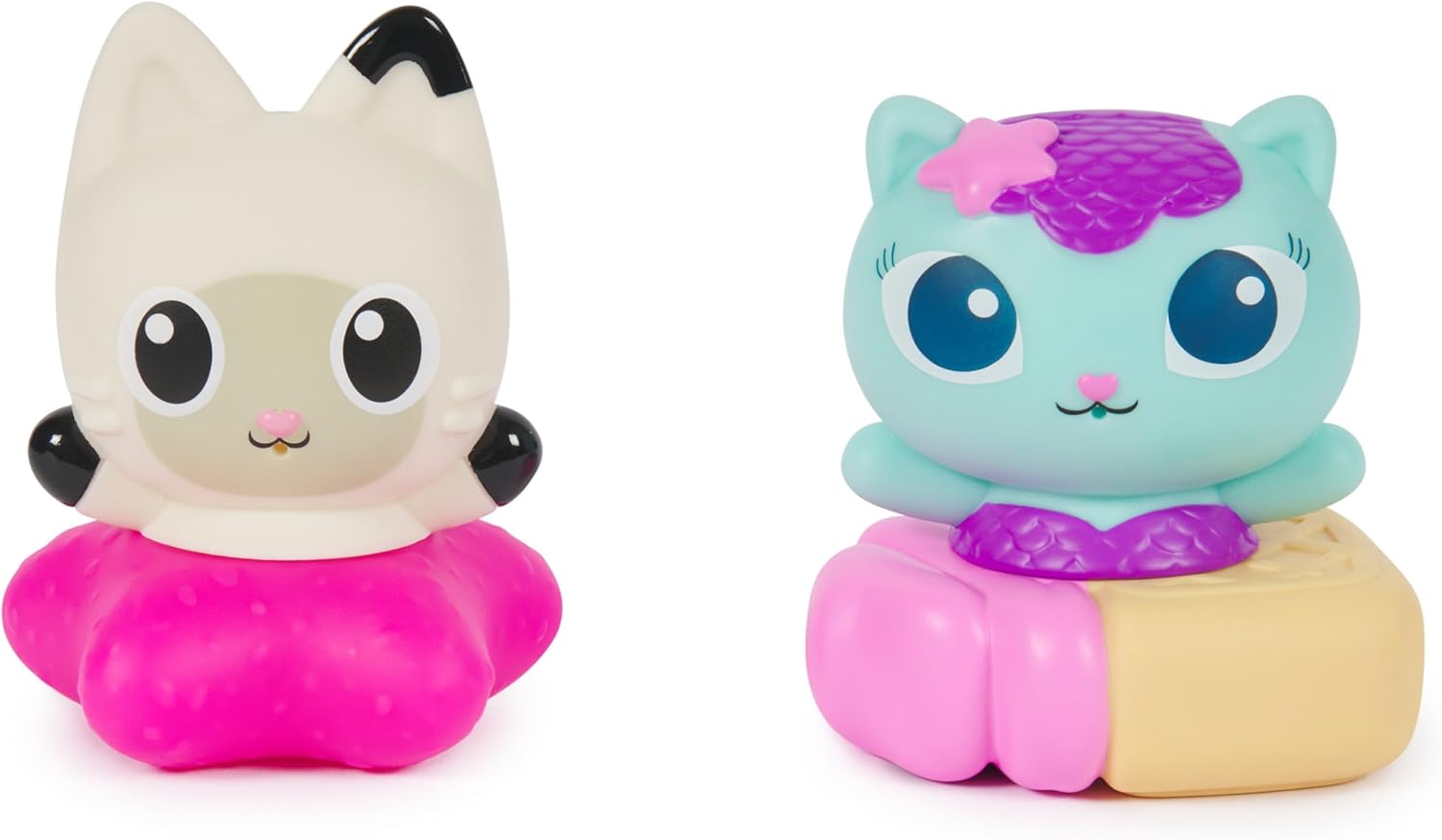 Gabby's Dollhouse: Mercat and Pandy Paws Bath Squirters - Floating Water Toys for Kids 1