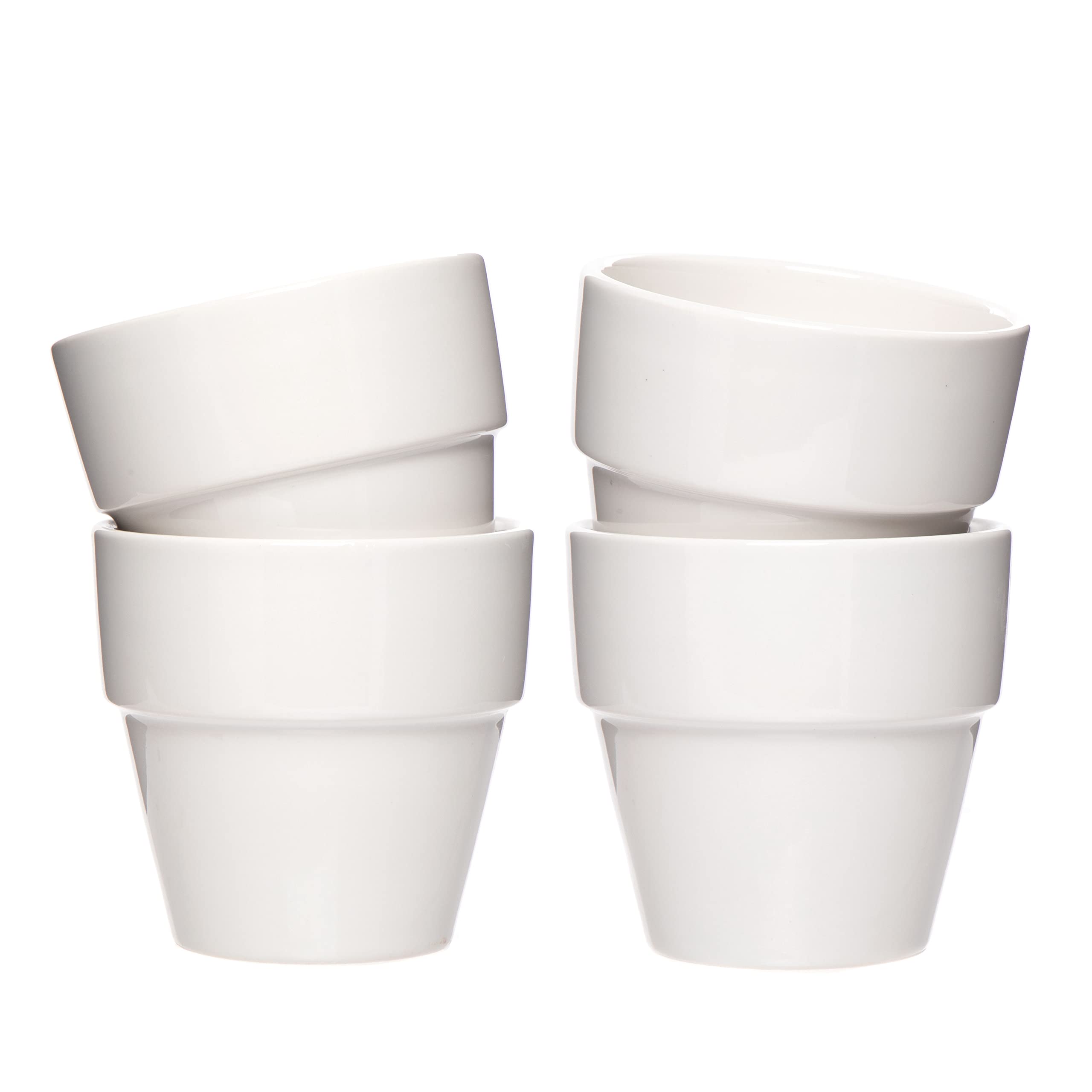 Baker Ross EK162 Mini Porcelain Flowerpots for Decorating - Pack of 6 | 7cm Pots 1