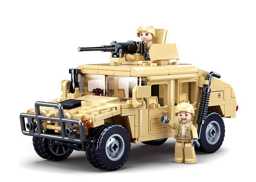 Sluban Modelbricks Hummer H2 Assault Vehicle - 265 Pieces, Ages 3–12