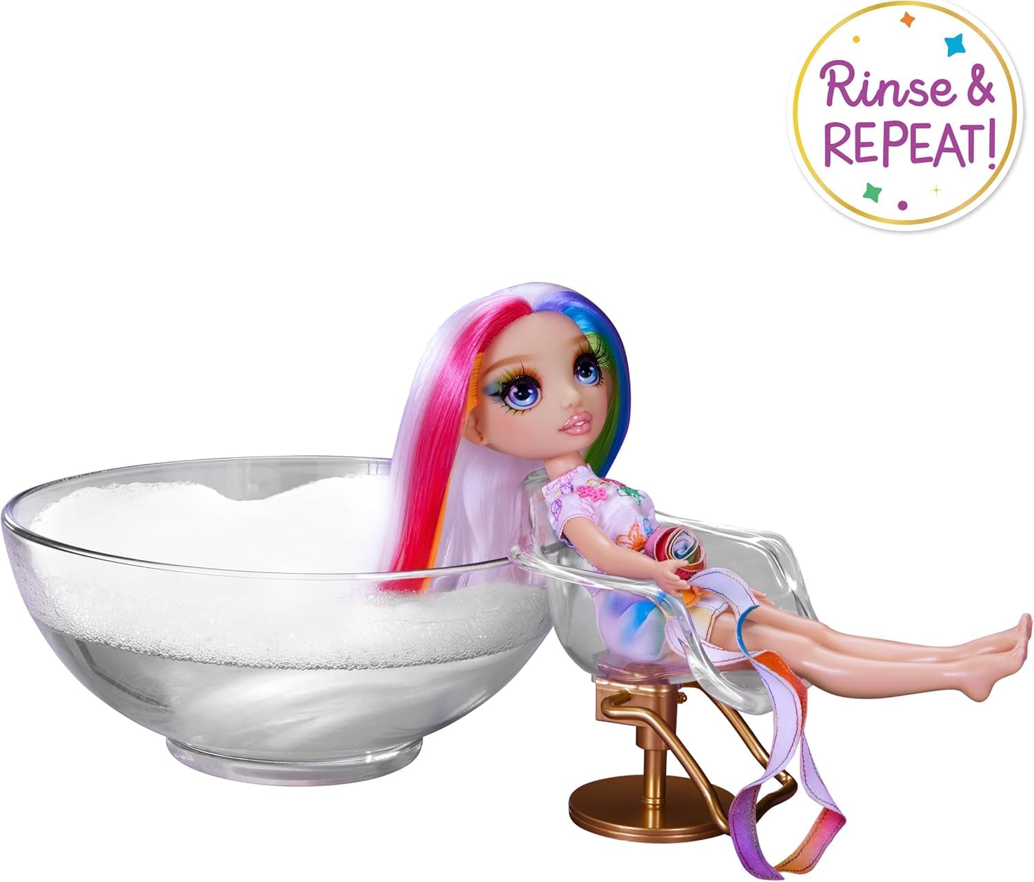 Rainbow High Amaya Hair Chalk & Style Doll - 28 cm Fashion Doll with Washable Hair Chalk Kit 6
