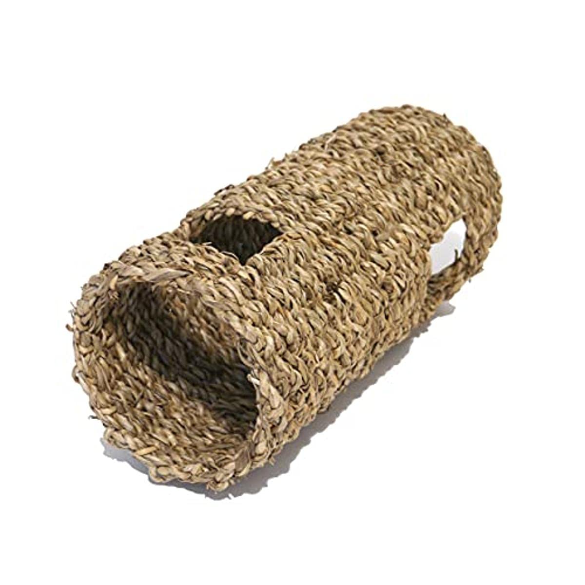 Rosewood Naturals Sea Grass Tunnel - Natural Chew Toy & Shelter for Hamsters, Gerbils, Mice | 20cm x 9cm