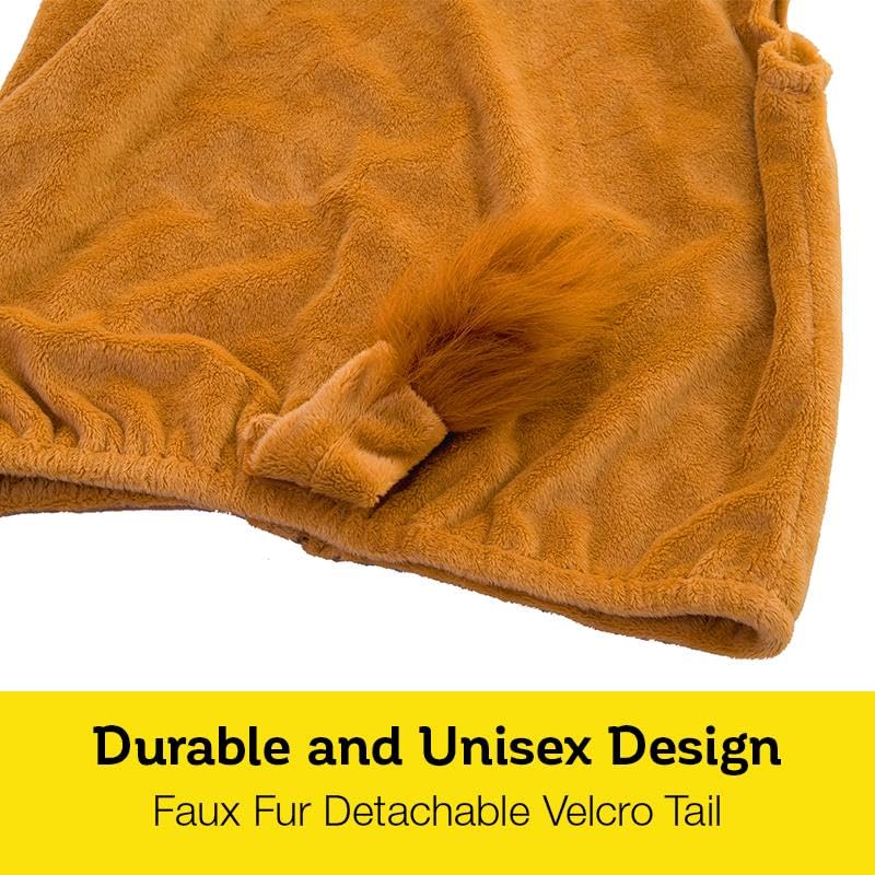 Pretend to Bee Lion Costume - Kids Unisex Zip-Up Fancy Dress for Ages 3-7 14