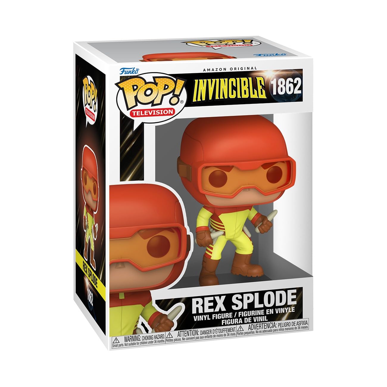 Funko POP! Animation: Invincible S2 - Rex Vinyl Figure | 3.75 in | Multicolor