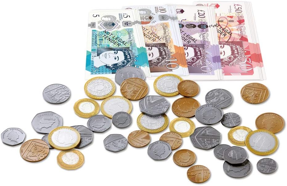Learning Resources Play Money UK Assortment - Educational Toy for Ages 3+ 3