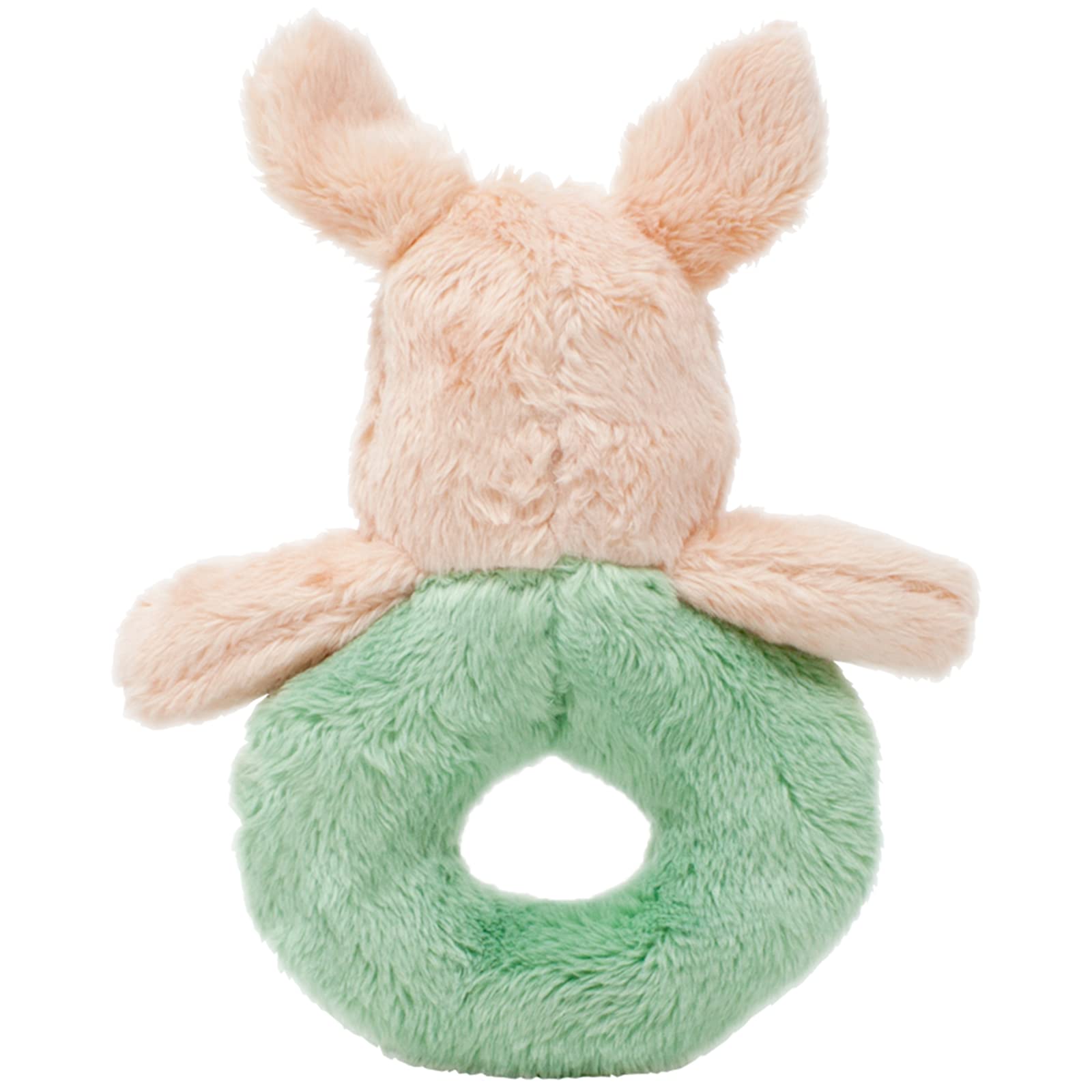 Rainbow Designs Official Disney Winnie The Pooh Piglet Soft Ring Rattle for Newborns | Plush | Pink 2