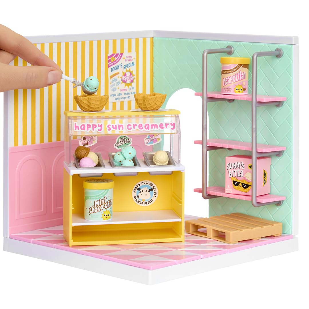 MGA's Miniverse Make It Mini Spaces Ice Cream Shop Building Set - DIY Craft Kit | Ages 8+ 6