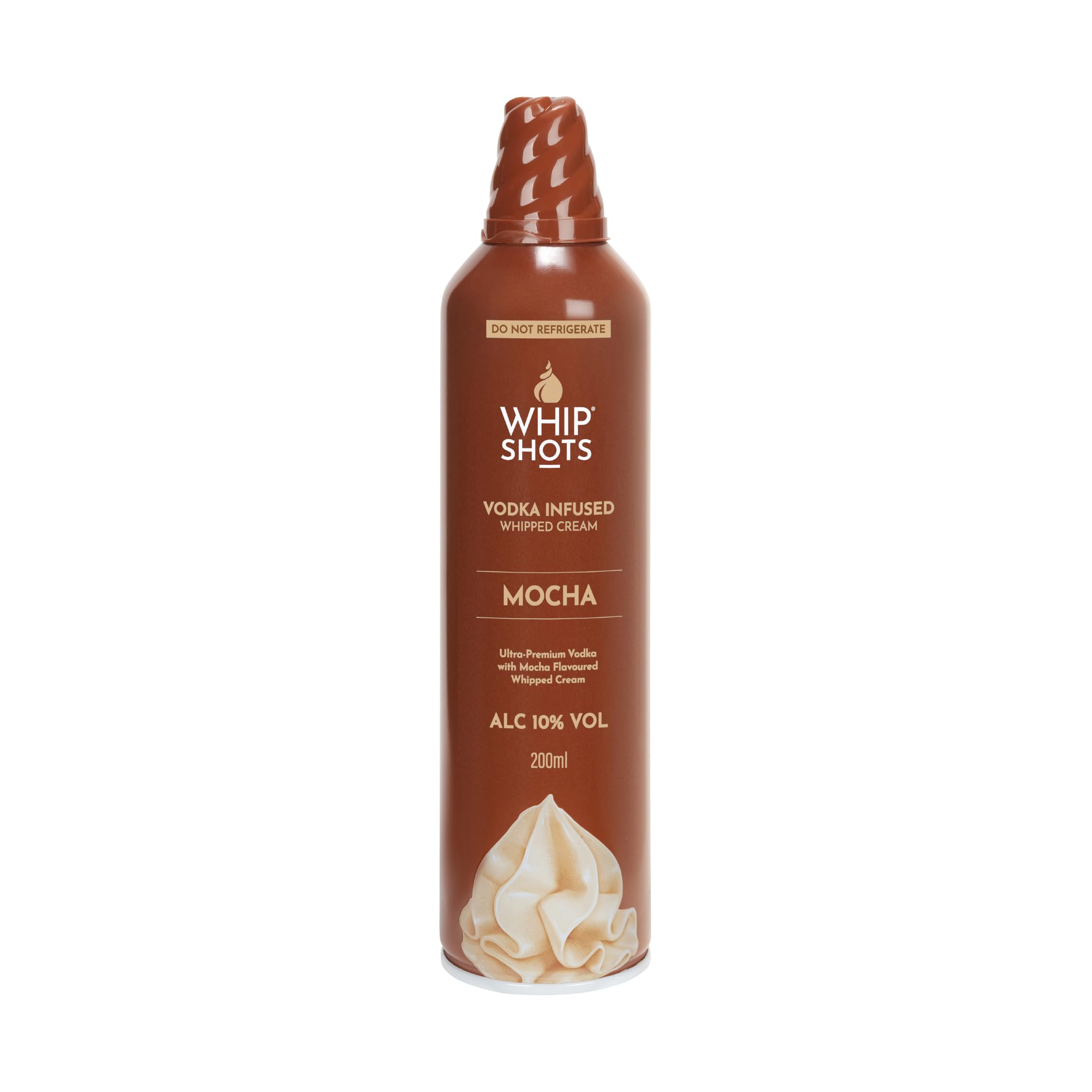 MOCHA WHIPSHOTS | Vodka Infused Whipped Cream | 10% ABV | 200ml
