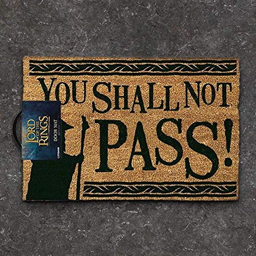 Pyramid International The Lord of the Rings You Shall Not Pass Doormat (GP85071)