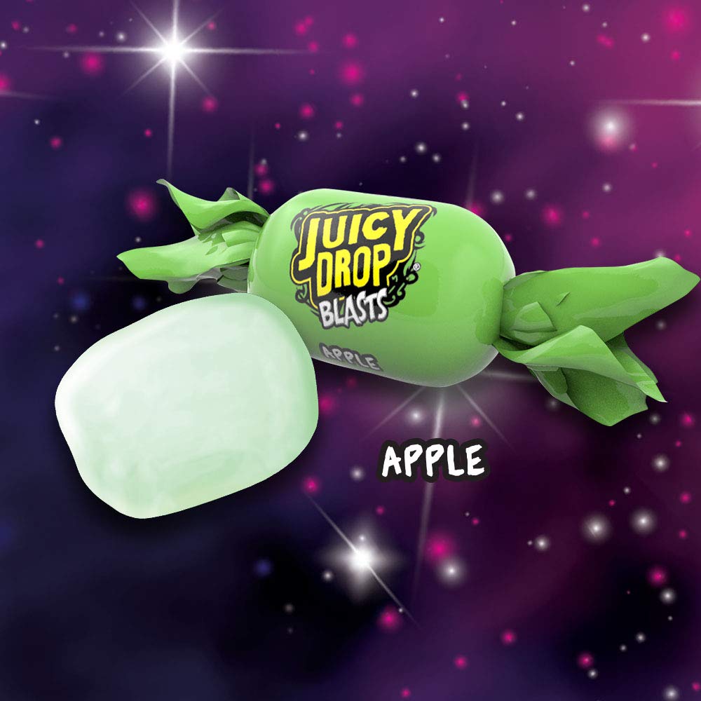 Juicy Drop Blasts Sweets 1kg - 6 Assorted Flavours (Watermelon, Strawberry, Lemon, Raspberry, Apple, Cola)