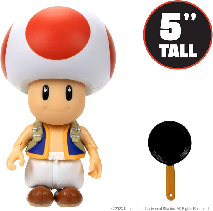 Super Mario Movie 5" Toad Figure