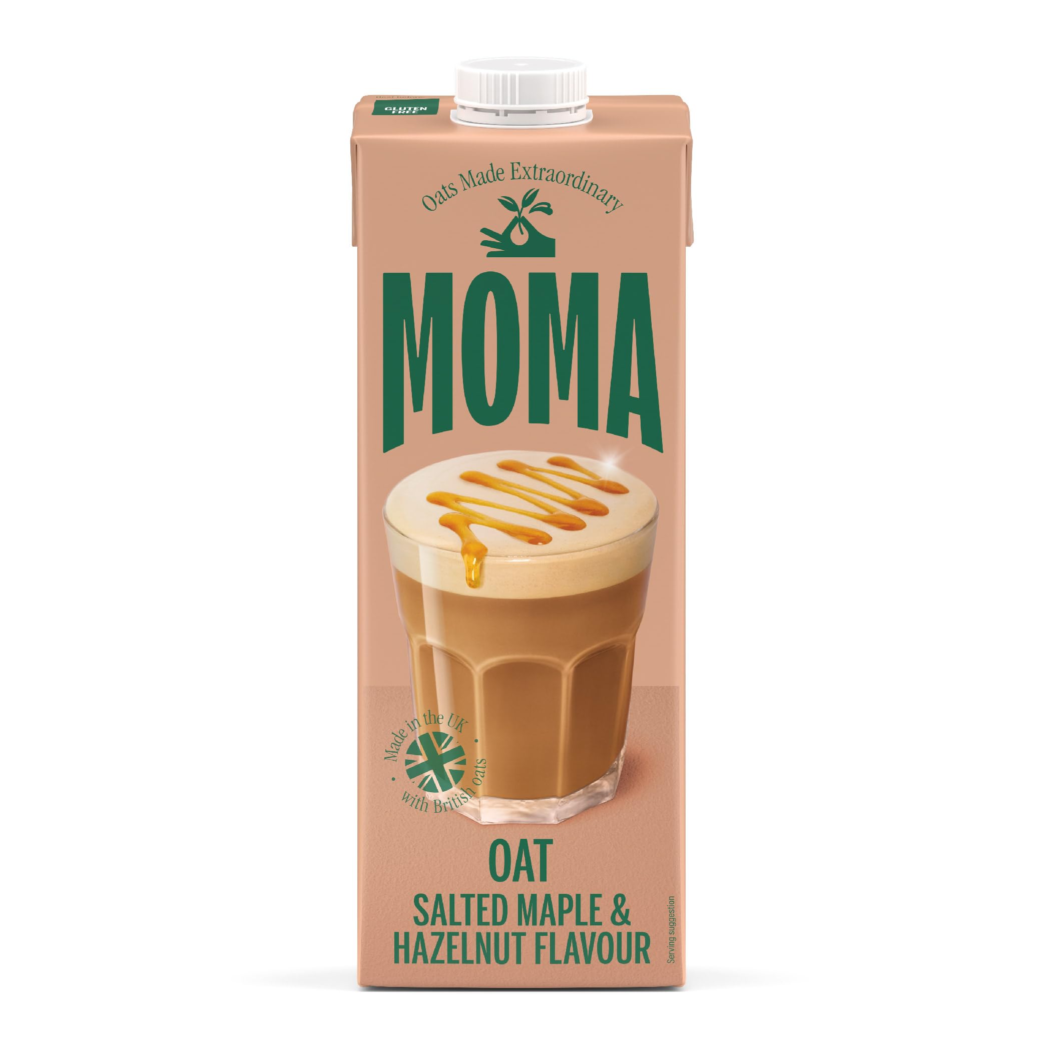 MOMA Salted Maple & Hazelnut Barista Oat Drink - 1L - Plant-Based, Foamable, Not From Concentrate 1