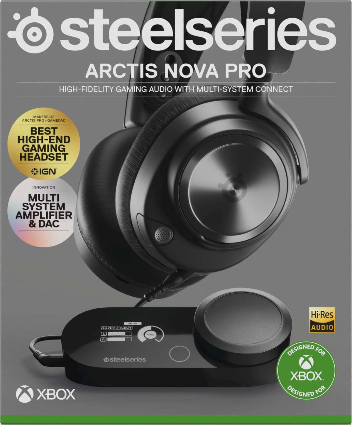 SteelSeries Arctis Nova Pro Xbox Gaming Headset - Wired, Black
