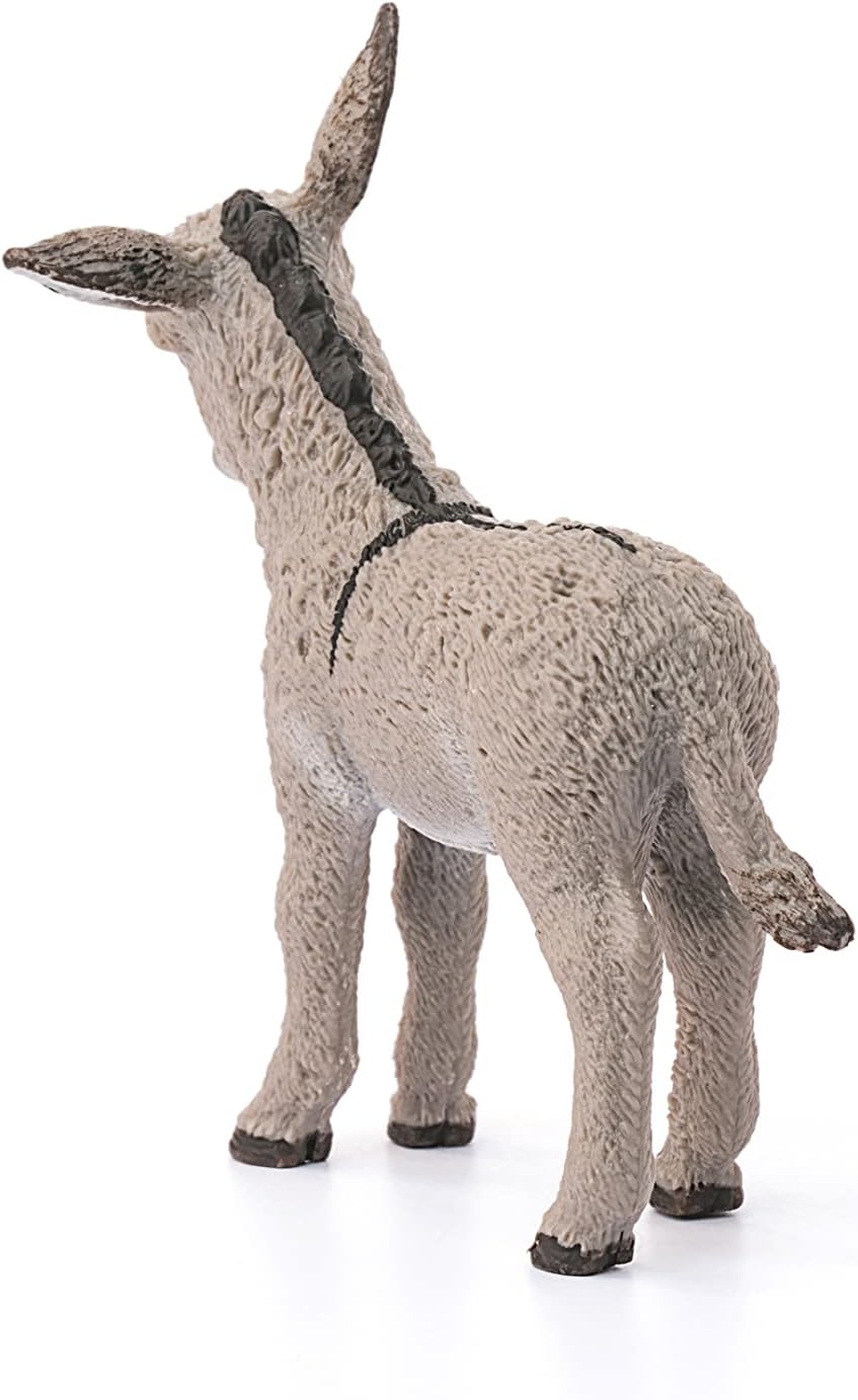 SCHLEICH 13746 Farm World Donkey Foal Figurine - Play Figure for Ages 3+ 2