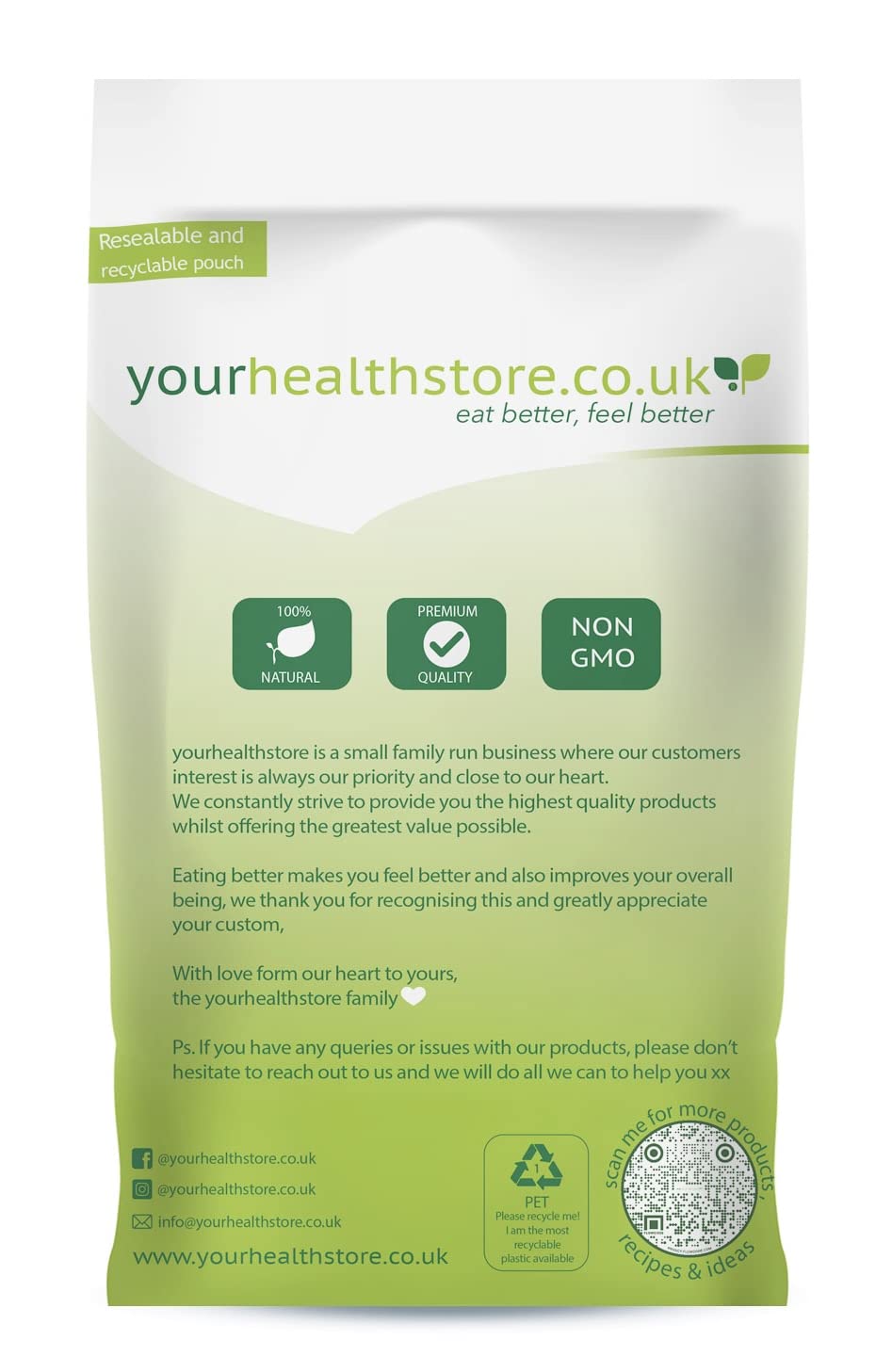 yourhealthstore Semi Skimmed Milk Powder - 100% Pure | Gluten Free | Vegetarian 2