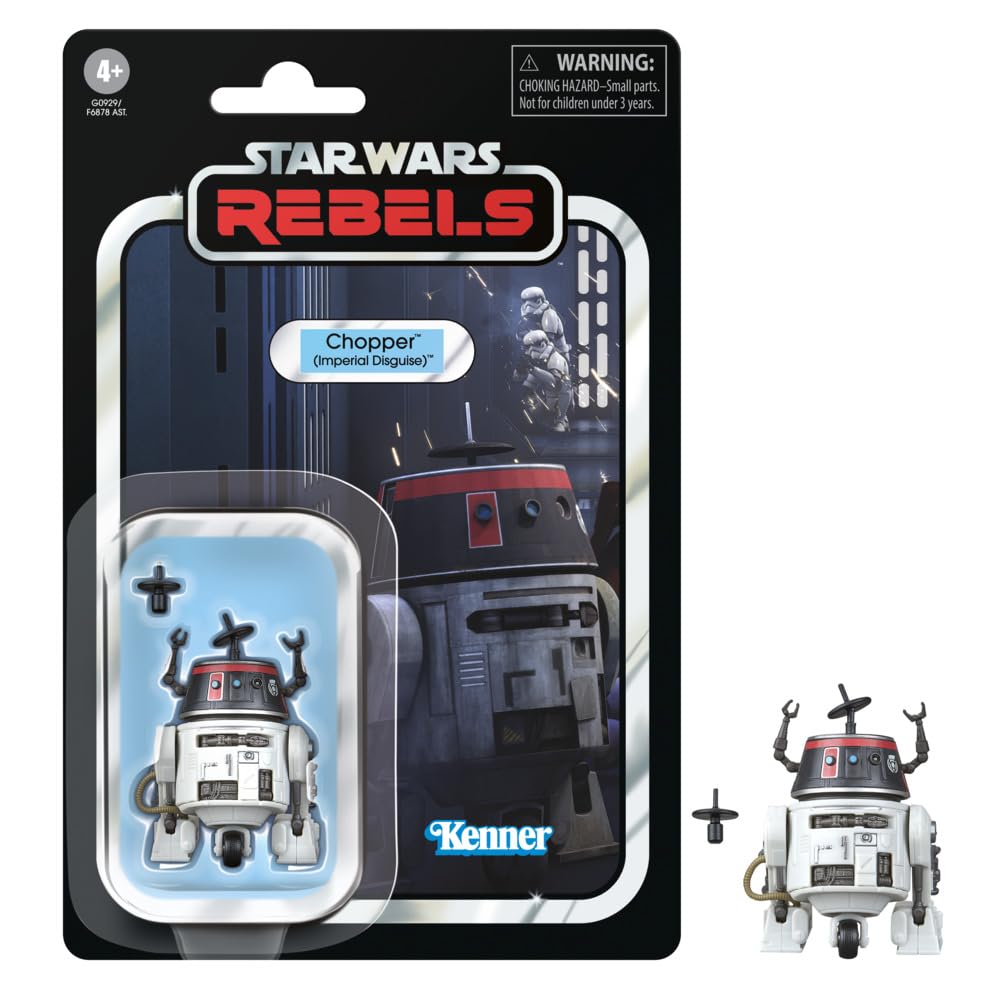 Star Wars The Vintage Collection Chopper (Imperial Disguise) Action Figure | 3.75-inch Scale | Hasbro