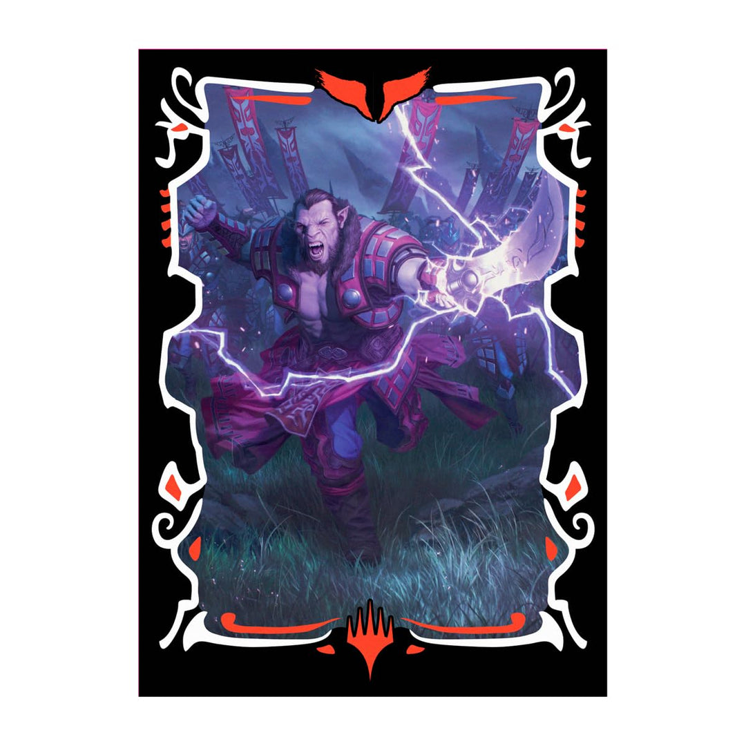 Ultra PRO Magic: The Gathering Trading Cards - Tarkir Dragonstorm Deck Protector Sleeves (Zurgo Stormrender)