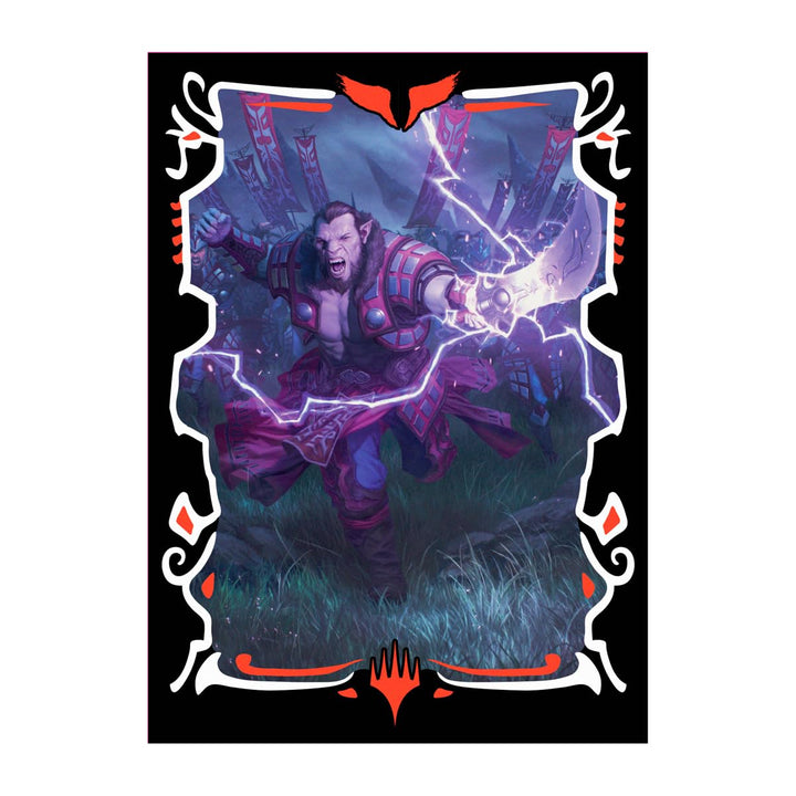 Ultra PRO Magic: The Gathering Trading Cards - Tarkir Dragonstorm Deck Protector Sleeves (Zurgo Stormrender)