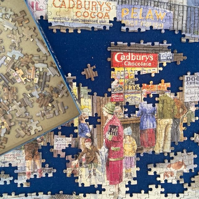 Gibsons Corner Shop Jigsaw Puzzle - 500 Pieces, Winter Scene | 48 x 34 cm