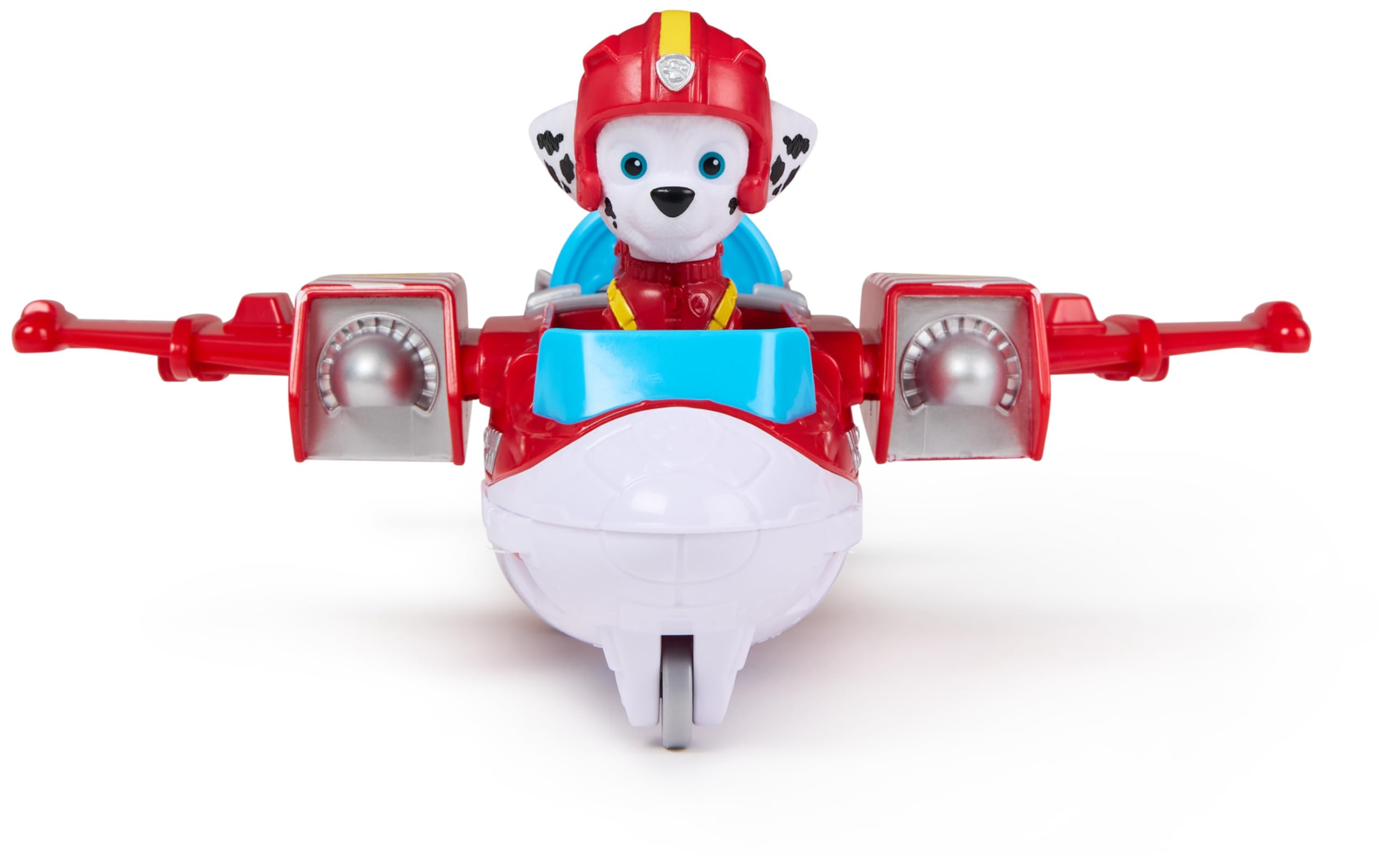 Paw Patrol Air Rescue Marshall Action Figure & Hero Hydro Plane Toy - Fire Rescue Vehicle with Water Disk Launcher 2