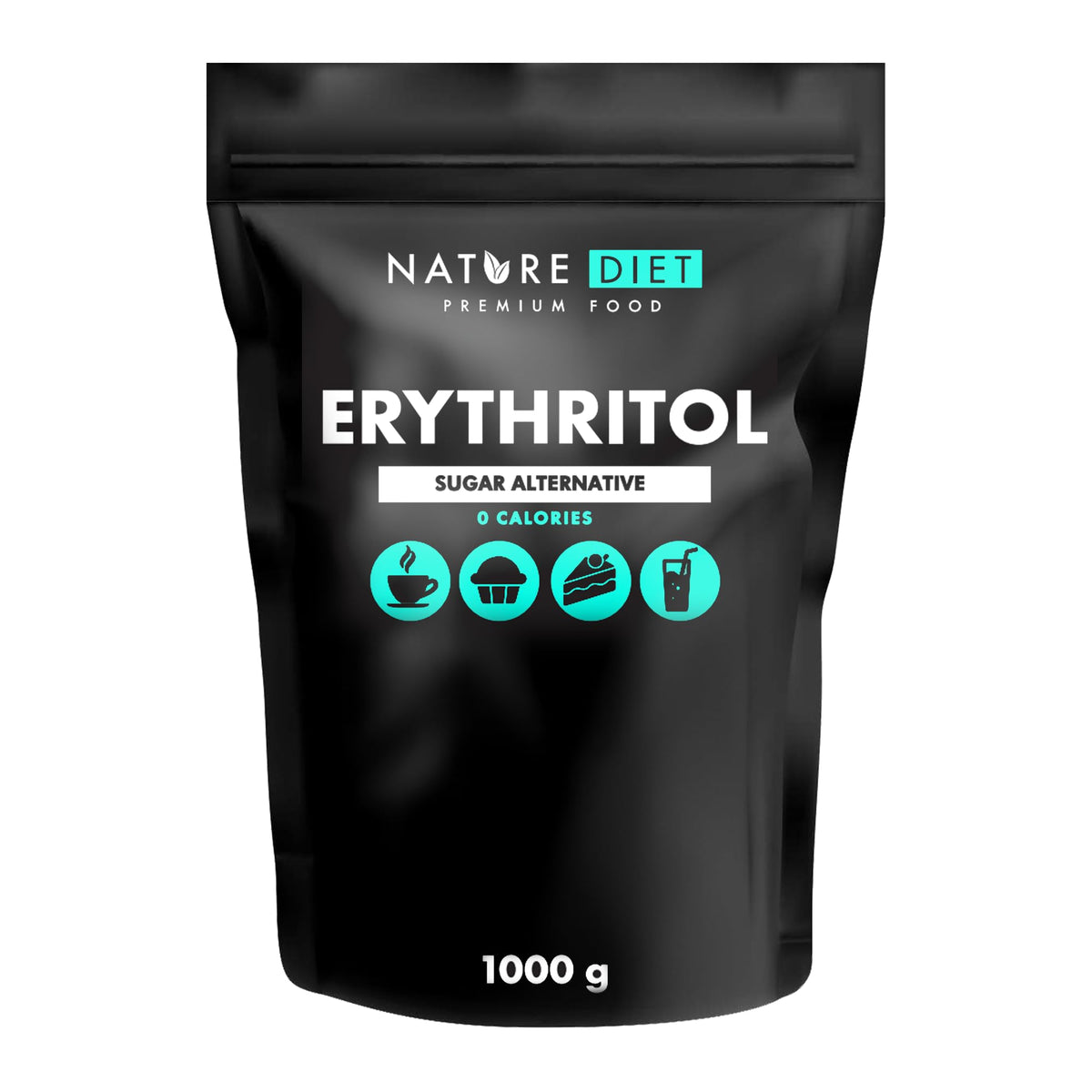 Nature Diet Erythritol - Natural Sweetener, Zero Calories, 1000g