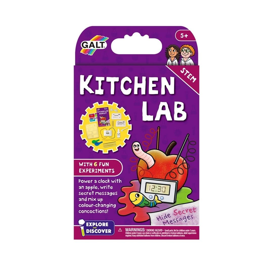 Galt Toys Kitchen Lab Science Kit - 6 Experiments for STEM Learning | Ages 5+ 2