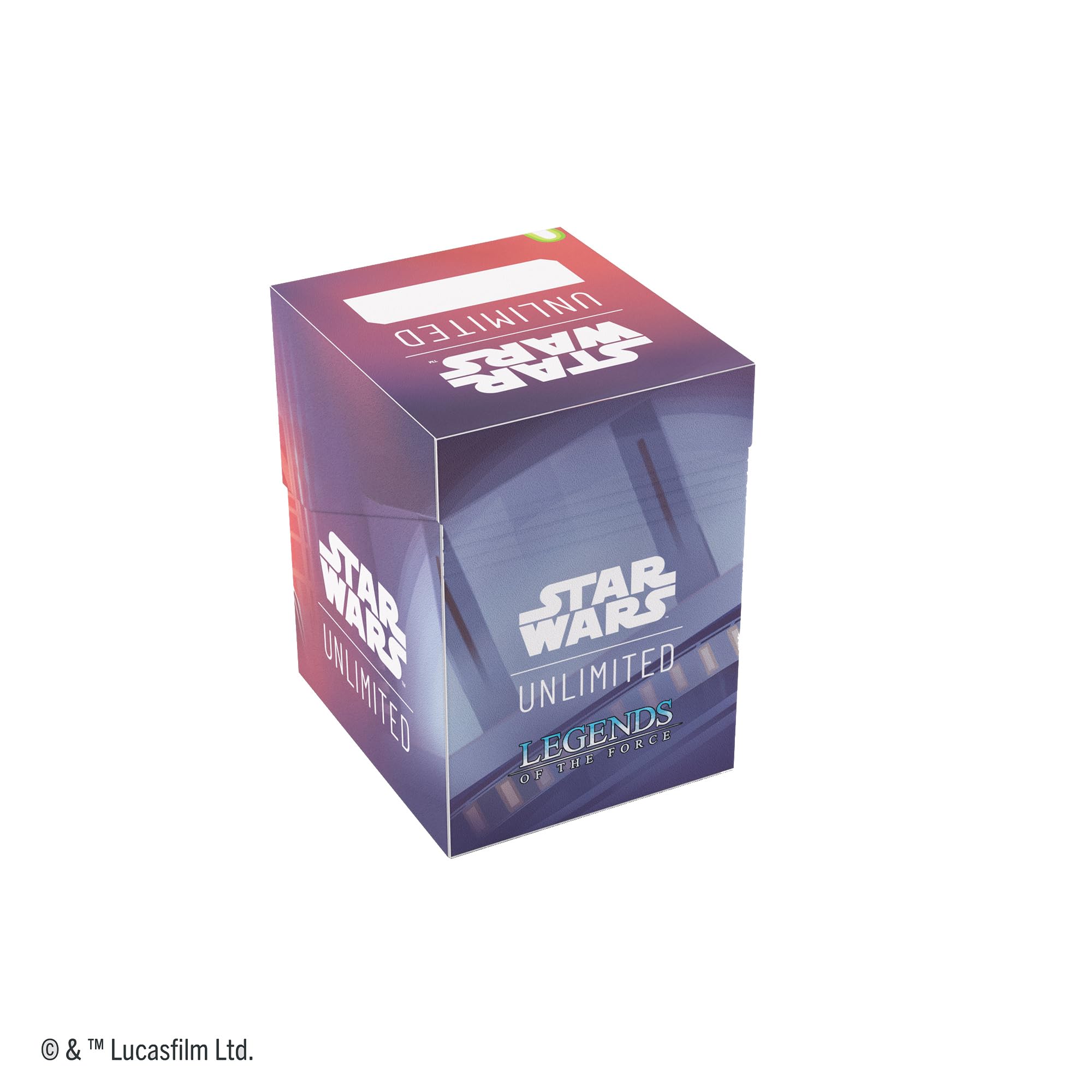 Gamegenic Star Wars: Unlimited Soft Crate Set 5 - Qui-Gon Jinn | Trading Card Storage Box